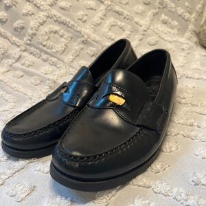Sperry Black Leather Loafers